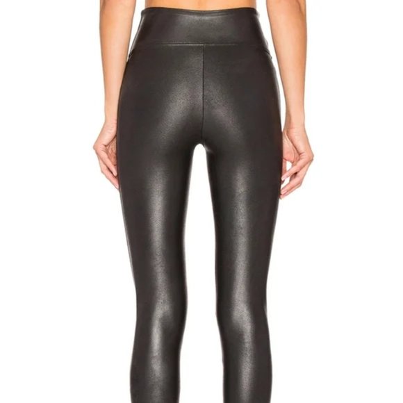 SPANX Faux Leather Leggings Black M - Picture 3 of 12